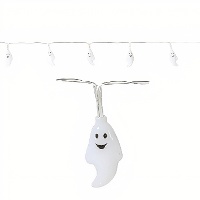 Slingerketting met spookjes en licht van 1,20 m