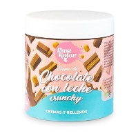 Crunchy chocolade- en melkcrème 300 gr - Pastkolor