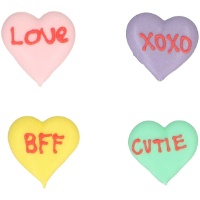 Liefdesnoten suikerfiguren - 8 stuks