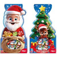 Kerstmis Chocolade Figuurtjes Assortiment 58 gr