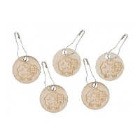 Houten schaapvormige stekenmarkeerders - Milward - 10 stuks