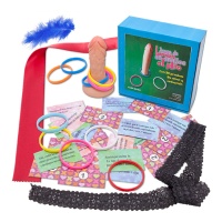 Erotisch ringwerpspel op de penis