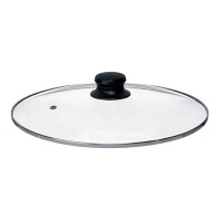 Glazen deksel van 20 cm voor een pot