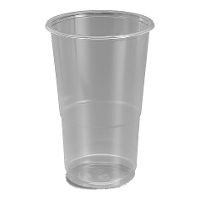 Doorzichtige plastic bekers van 600 ml - 5 stuks