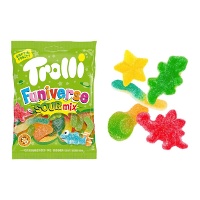 Assortiment zak van gummi snoepjes - Trolli Funiverse Sour Mix - 100 gr