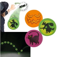 Halloween rubberballen - 3 stuks