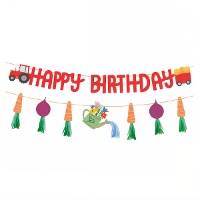 Boerderij Happy Birthday Slinger van 4,25 m