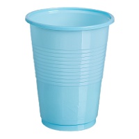 Kleurrijke plastic bekers - 200 ml - 25 stuks