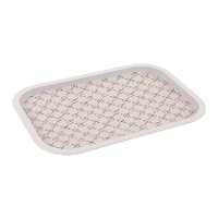 Dienblad van 40 x 28,5 cm met geometrische bloemen