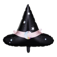 Heksenhoed ballon van 66,5 x 57,5 cm - PartyDeco