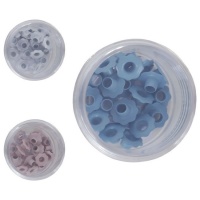 Bloemvormige oogjes van 0,5 cm - Artis decor - 20 stuks