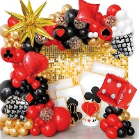 Casino Spelletjes Ballonnenkit - 100 stuks