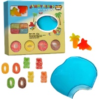 Zwembadfeest met gummibeertjes - Gummy bears pool party - 60 gr