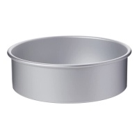 Ronde aluminium bakvorm van 25,4 x 25,4 x 7,6 cm - PME