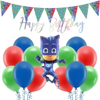 Pakket voor PJ Masks-feestdecoratie - 33 stuks