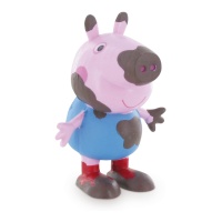 Taarttopper van George met modder, 5,5 cm - 1 stuk
