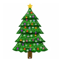 Versierde Kerstboom Ballon 1,88 x 0,6 m - Grabo