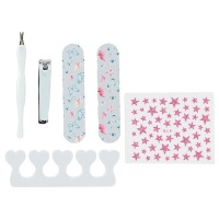 Vlinders manicureset - 6 delen