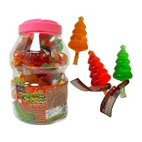 Kerstboom van gelatine 34 gr - 30 eenheden