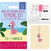 Amigurumi-sleutelhanger Kit - Flo the Flamingo - Anchor