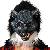 Duistere Weerwolf Masker