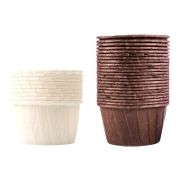 Cupcake capsules basis kleuren - Pastkolor - 50 stuks