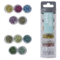 Gekleurde oogjes van 0,5 cm - Artis decor - 200 stuks