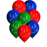 Power Rangers Latex Ballonnen - 8 stuks