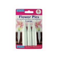 Grote bloemenprikkers - PME - 6 stuks