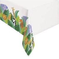 Safari avonturen dieren tafelkleed van 1,37 x 2,13 m