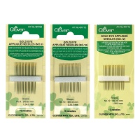 Gouden oog applicatie naalden - Clover - 15 stuks