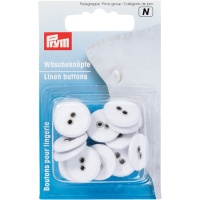 Wasbare linnen knopen van 1,8 cm - Prym - 18 stuks