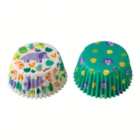 Cupcakevormpjes met dinosaurussen - Decora - 36 stuks