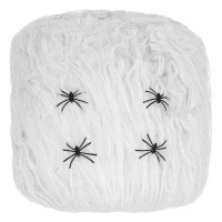 Witte spinnenweb met spinnen - 50 gr