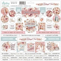 Stickers met boodschap Blissful time - Mintay Papers - 1 vel