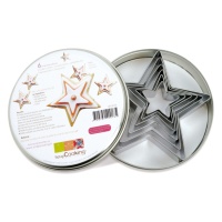 Sterrenvormige uitstekers - Scrapcooking - 6 stuks