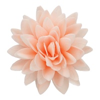 Ombre oranje pioenbloem wafer van 12,5 cm - FunCakes - 1 stuk