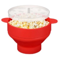 Siliconen popcornmaker voor de magnetron
