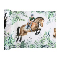 Tafelloper van 30 cm met paard - 5 m