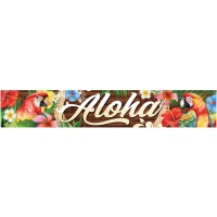 Tropische Aloha decoratieve muurschildering van stof, 2,90 x 1,50 m