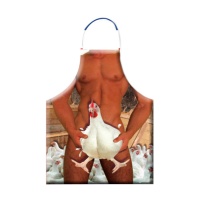 Mannenschort met kip