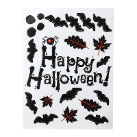 Halloween Silhouetten Stickers - 1 vel
