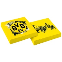 BVB Dortmund Servetten van 16,5 x 16,5 cm - 20 stuks
