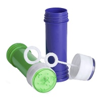 Bellenblazer twee bellen effen kleur - 1 eenheid