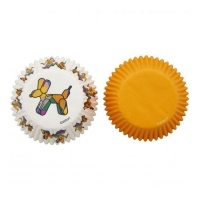 Cupcakevormpjes met ballonhondje - Wilton - 75 stuks