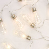 Lichtsnoer met 10 LED-lampen op batterijen - 1,65 m