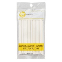 Lollystokjes van 10 cm - Wilton - 50 stuks