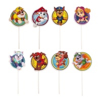 Taarttoppers van Paw Patrol - Dekora - 16 stuks