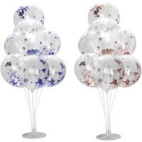Ballonmiddelpunt met confetti - 30 stuks
