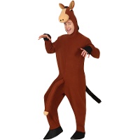 Paardenkostuum voor volwassenen met penis